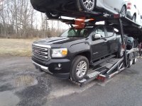 Arriving at it's new home